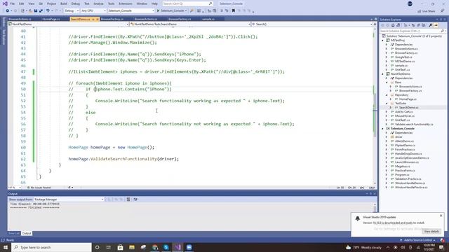 Selenium C# Nunit Page Object Model1_ 07 03 21 смотреть онлайн