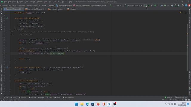 Create Dropdown Menu in Fragment смотреть онлайн