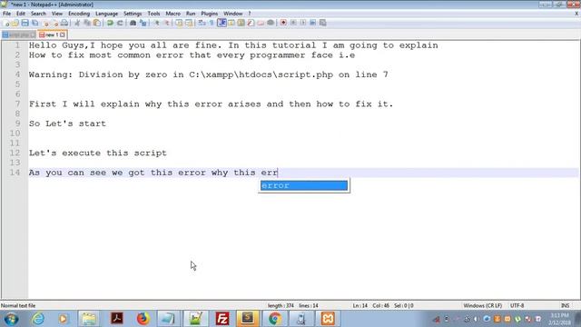 Warning Division by zero in php(Fixed) смотреть онлайн