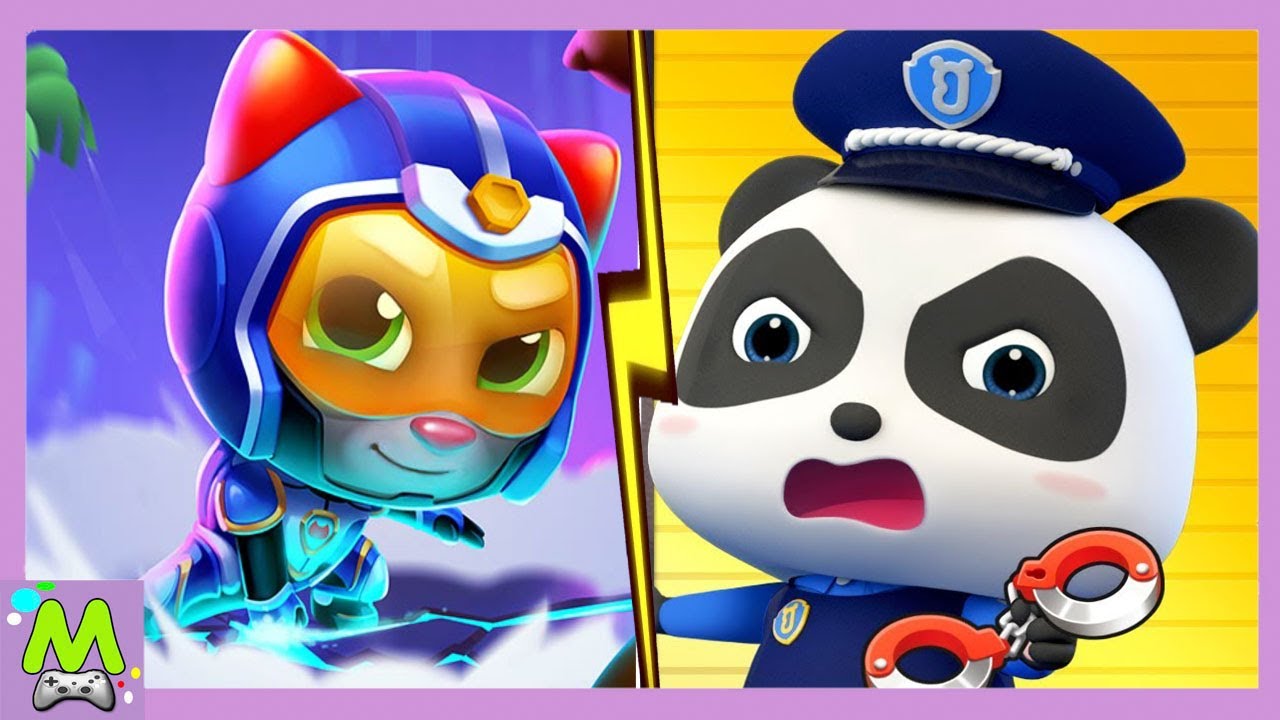 Говорящий Том Погоня Героев vs Малыш Панда Полицейский.Вперед в Погоню за Енотами и Грабителями смотреть онлайн