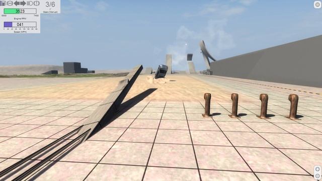 Beam.NG Drive Crash Test: Hirochi Sunburst 1.8 FWD смотреть онлайн