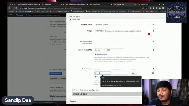 CI/CD With AWS Using CodePipeline + CodeCommit + CodeBuild + ECS by Sandip Das @AWS Container Hero смотреть онлайн