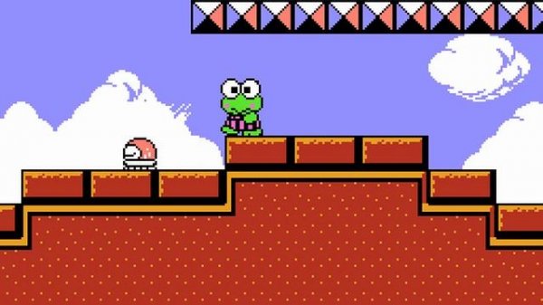 Kero Kero Keroppi no Daibouken 2: Donuts Ike ha Oosawagi! (NES) полное прохождение