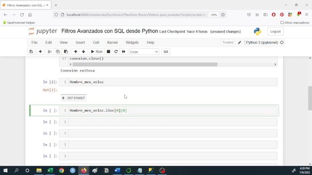 Filtros Avanzados con SQL desde Python смотреть онлайн
