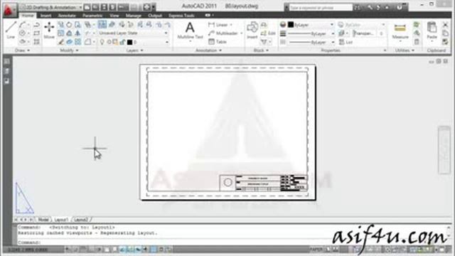 AutoCAD Essential Training Bangla 81 Viewport adding смотреть онлайн