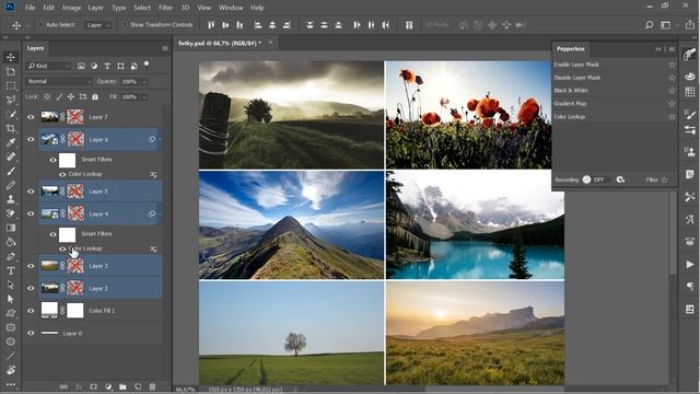 Color adjustments / Pepperbox - Photoshop plugin смотреть онлайн