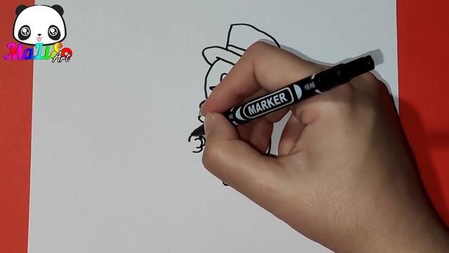 Рисуем снеговика! How to draw a snowman! Новогодние рисунки! Как нарисовать снеговика! смотреть онлайн