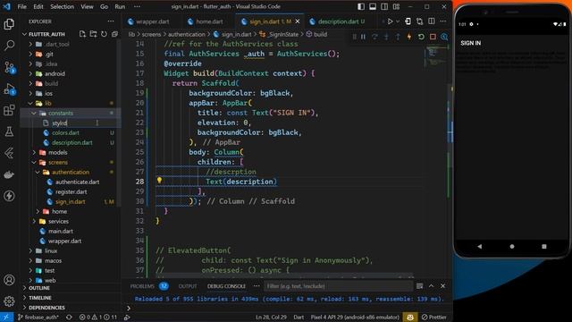 Flutter & Firebase Tutorial in Sinhala (සිංහලෙන්) #9 - Create the Sign in page in flutter (01) смотреть онлайн