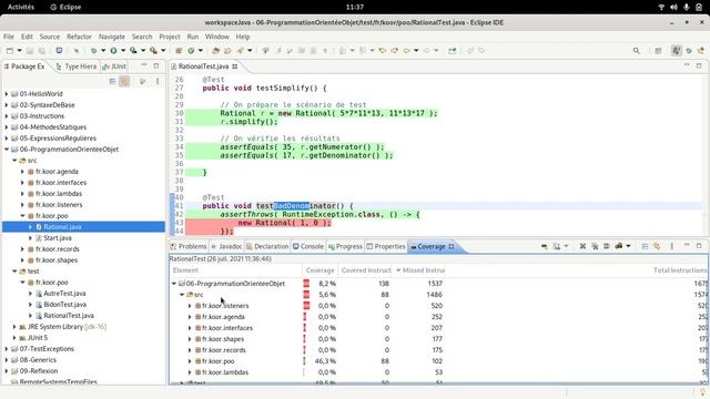 TUTO Java : Tests unitaires et couverture de code (code coverage) смотреть онлайн