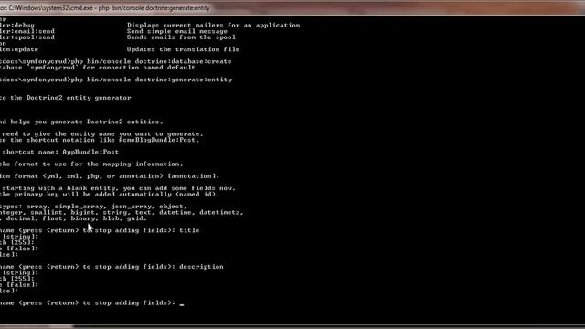 How to Create Database and Tables using Symfony 3 in Hindi/Urdu-5 смотреть онлайн
