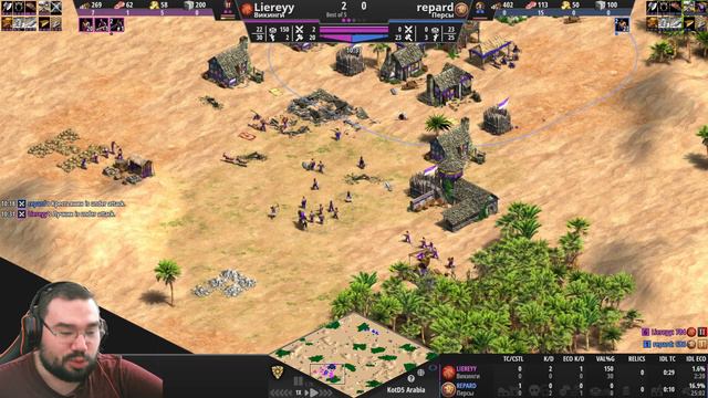 РУССКИЙ ПРО ИГРОК Исполнил Безумный раш VS Лучшего игрока мира [Что если...] Age of Empires II DE смотреть онлайн