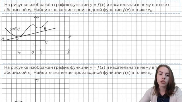 Касательная к графику функции в №6 ЕГЭ профиль смотреть онлайн