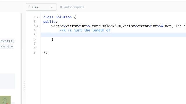 LeetCode: Matrix Block Sum (step by step explanation) смотреть онлайн