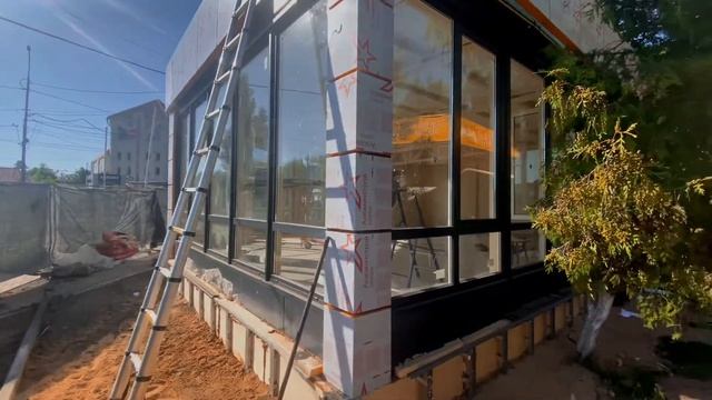 Процесс строительства торгового объекта в Пушкино|УниКон/UNICON смотреть онлайн