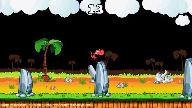 OUYA Explosive Dinosaurs kickstarter смотреть онлайн