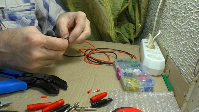 Силиконовый провод для блока питания.Silicone wire for the power supply. смотреть онлайн