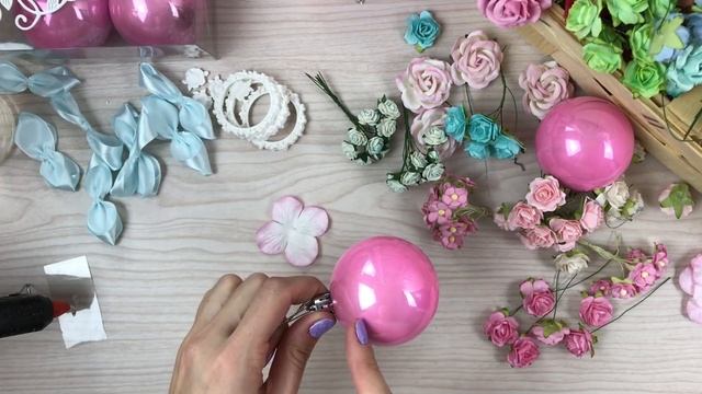 DIY ?Новогодние шары на елку Новогодние игрушки Своими руками ? ЕЛОЧНЫЕ ИГРУШКИ смотреть онлайн