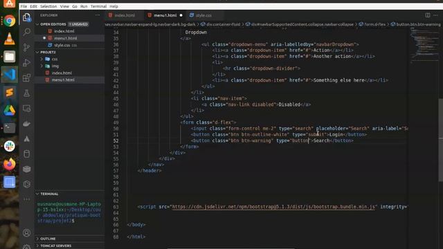 apprendre bootstrap 5: menu suite смотреть онлайн