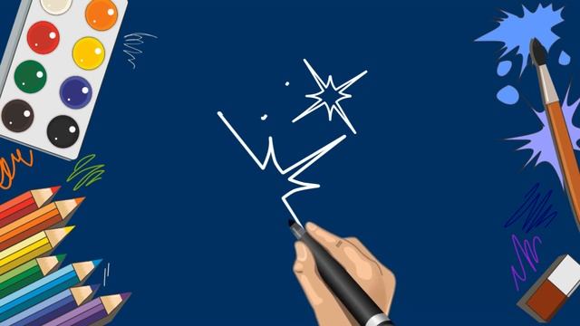 Как рисовать звёзды |Расраска | How to draw a stars | Coloring смотреть онлайн