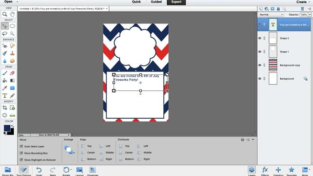 How to make an Invitation using Photoshop Elements 11 смотреть онлайн