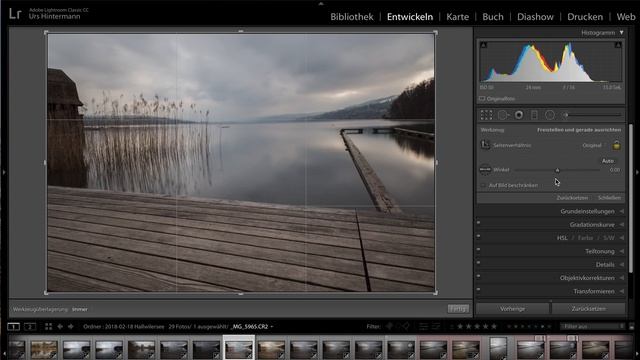 Lightroom CC 2018 - Horizont ausrichten смотреть онлайн