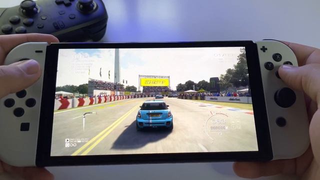 GRID Autosport + high quality pack - Review | Switch OLED handheld gameplay смотреть онлайн