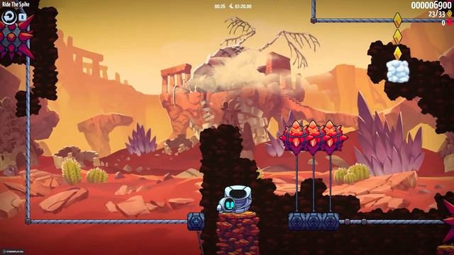 Levelhead - Ride The Spike - Верхом На Шипе [No Death, All Collectible, On-Time Delivery] смотреть онлайн