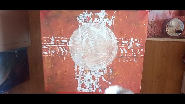 Abstract Painting in Acrylics / Абстрактное рисование акрилом /Mystery of Egypt 3 / Resurrection/ смотреть онлайн