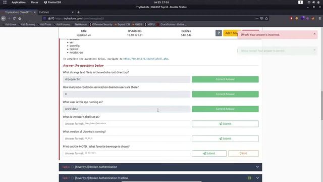 OWASP Top 10 - Severity 1 - Command Injection (Practical) - TryHackMe Room Walkthrough смотреть онлайн