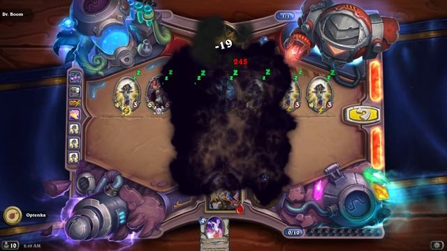 HearthStone Puzzles - The Secret Lab, Blast Dr.Boom walkthrough. смотреть онлайн