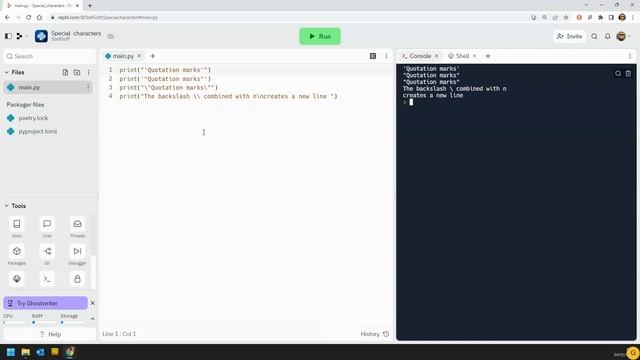 The Python Toolbox Part 2: The Escape Character смотреть онлайн