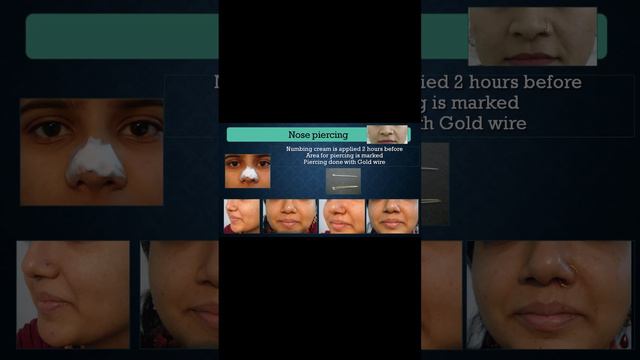 Nose Piercing the best & painless way. नाक छिदवाना/पियर्सिंग का तरीका,नाक में बाली नथ लोंग नोज़ पि смотреть онлайн