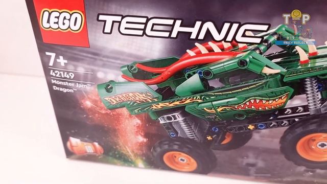 LEGO® Technic™ 2in1 Monster Jam Dragon™ (42149)[217 pcs] Crocodile Buggy | Speed Build | TBBL смотреть онлайн