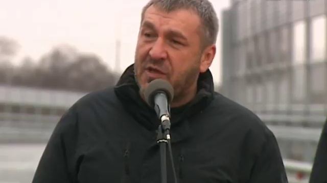Открытие Поклонногорского путепровода. Онлайн-трансляция смотреть онлайн