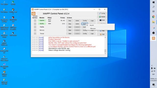 XAMPP | MySql : ERROR al acceder a PhpMyAdmin/ los parámetros están incorrectos смотреть онлайн