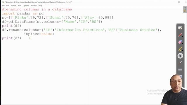 Learn to rename columns in a Python DataFrame смотреть онлайн