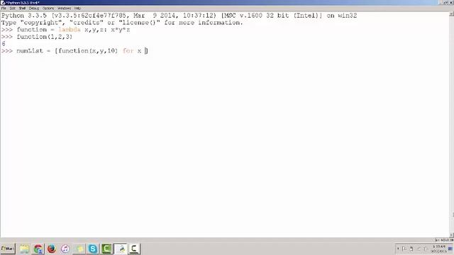 lambda function in list comprehensions смотреть онлайн