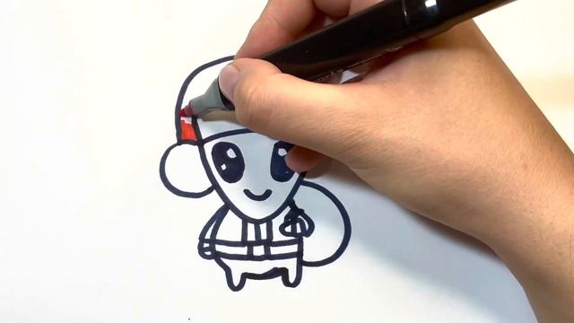 Как нарисовать инопланетянина смотреть онлайн