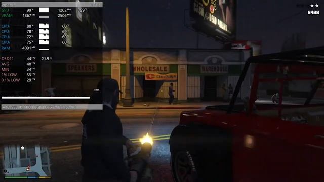 A10 5800K + GeForce GTX 750 = GTA V смотреть онлайн