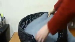 Зоо товары -Плетеный диван лежак из ротанга для собак