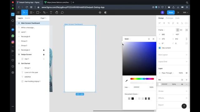 Let's Create Dating App UI Design on Figma | SpeedArt Tutorial смотреть онлайн