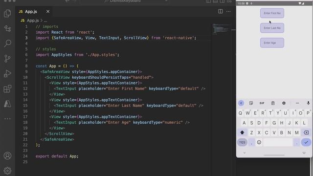Dismiss Keyboard - How To Easily Dismiss It In React Native смотреть онлайн