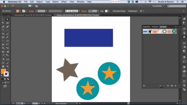 Brushes, Symbols, Graphic Styles, and Patterns - Illustrator CC 2015 tutorial смотреть онлайн
