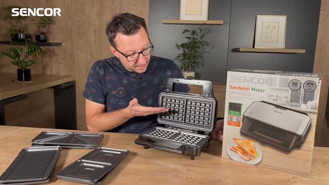 Unboxing sendvičovač Sencor SSM 9940SS смотреть онлайн