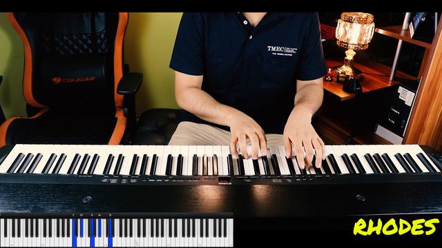 Julian Bradley - Jazz piano riff смотреть онлайн