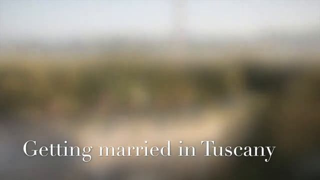 Getting married in a Tuscany Estate