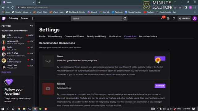 How to connect steam to twitch 2024 (Quick & Easy) смотреть онлайн