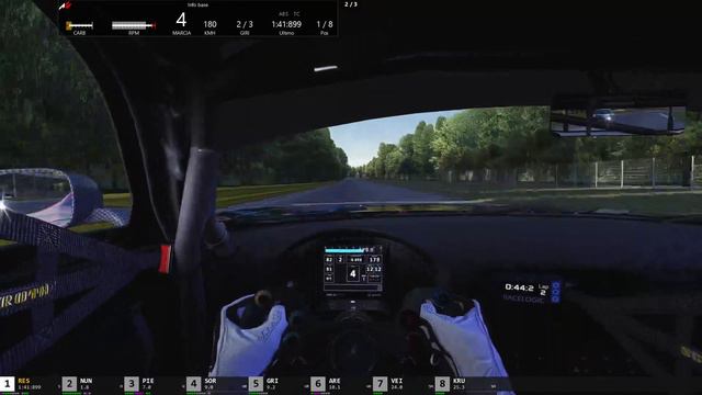 Gara a Monza vecchia con la Mercedes AMG GT3 EVO - Assetto Corsa смотреть онлайн