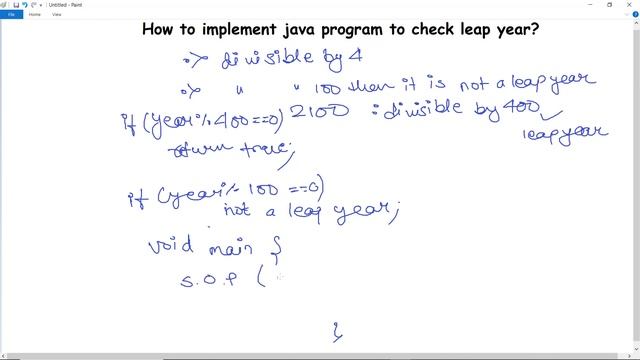 Java Program to Check Leap Year or not? смотреть онлайн