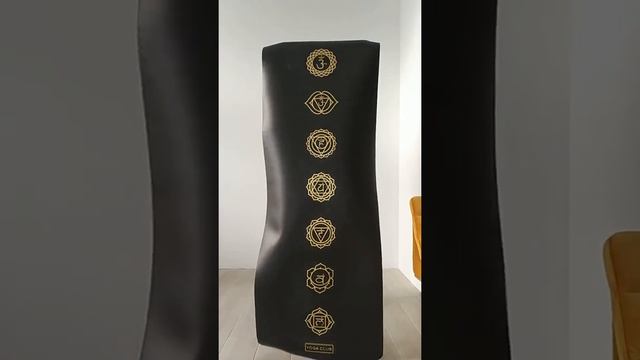 Профессиональный коврик для йоги PRO chakras gold смотреть онлайн